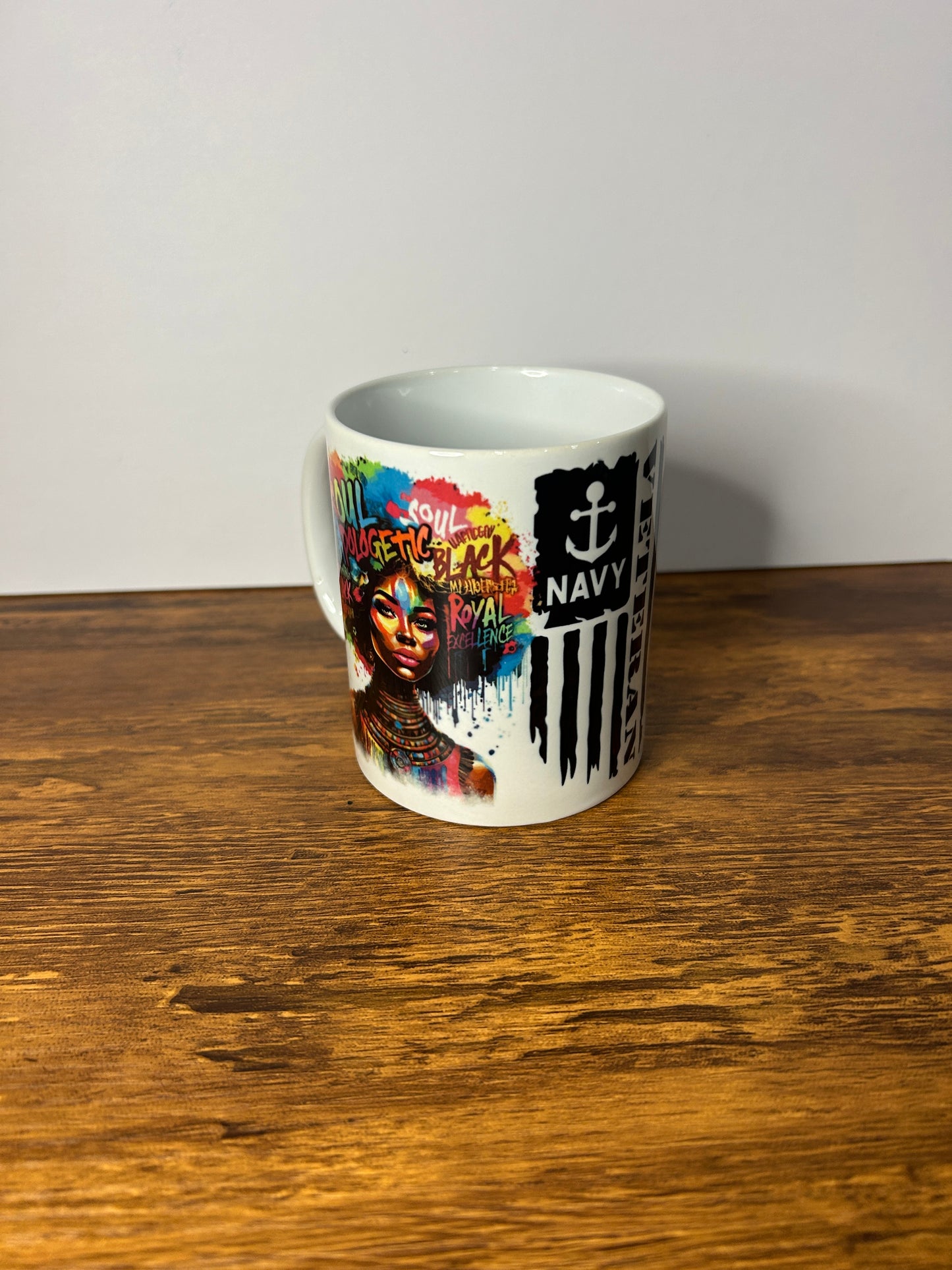Navy Veteran Juneteenth Mug