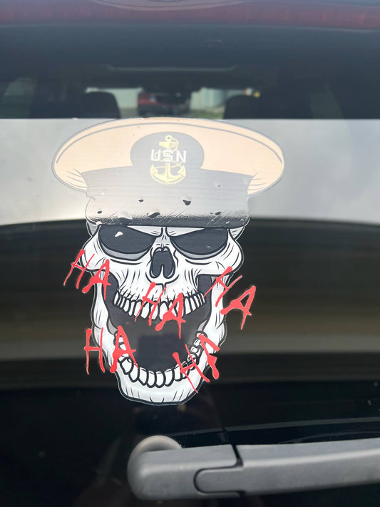 Chief car decal 8 inches