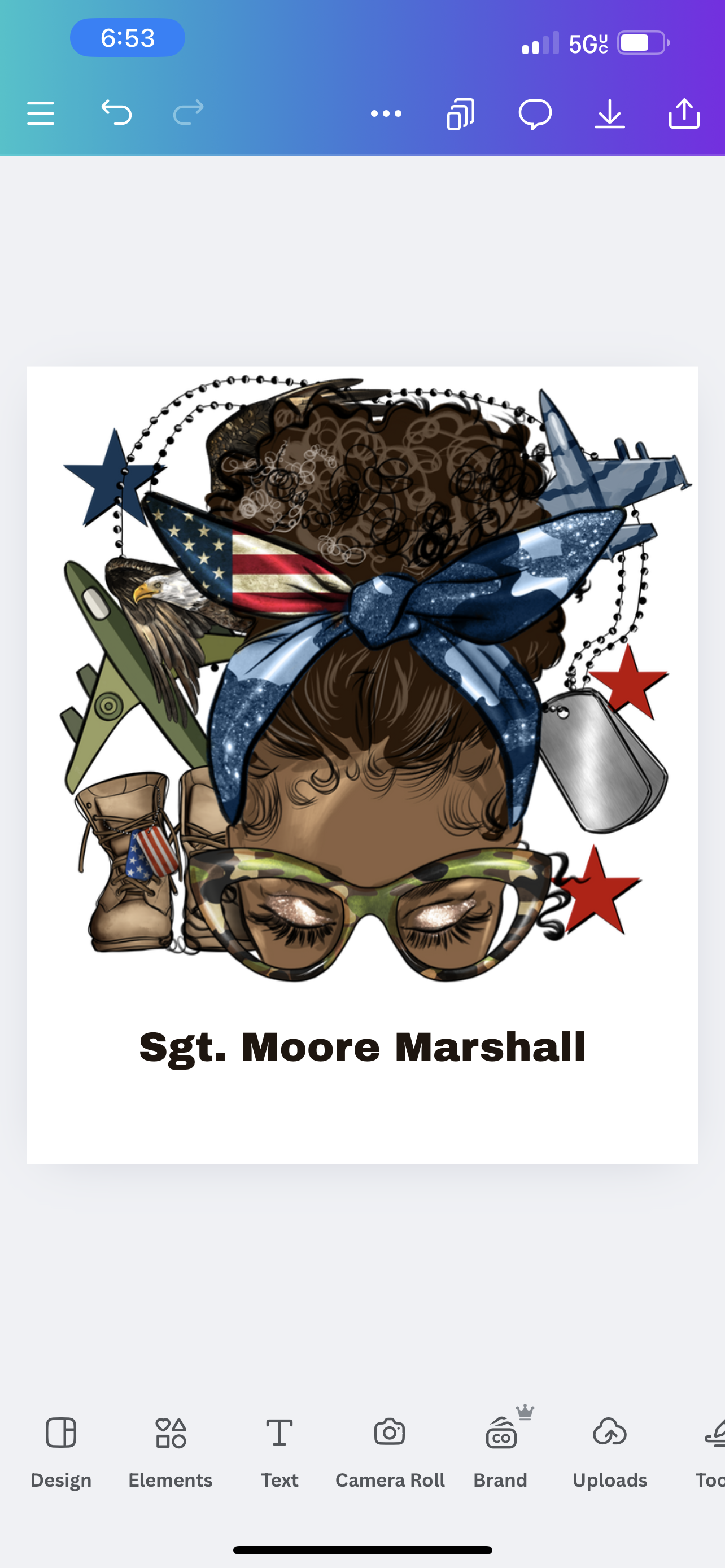 Sgt. Moore Marshall custom ❤️
