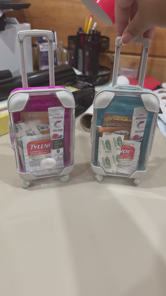 Mini hanger over suit case